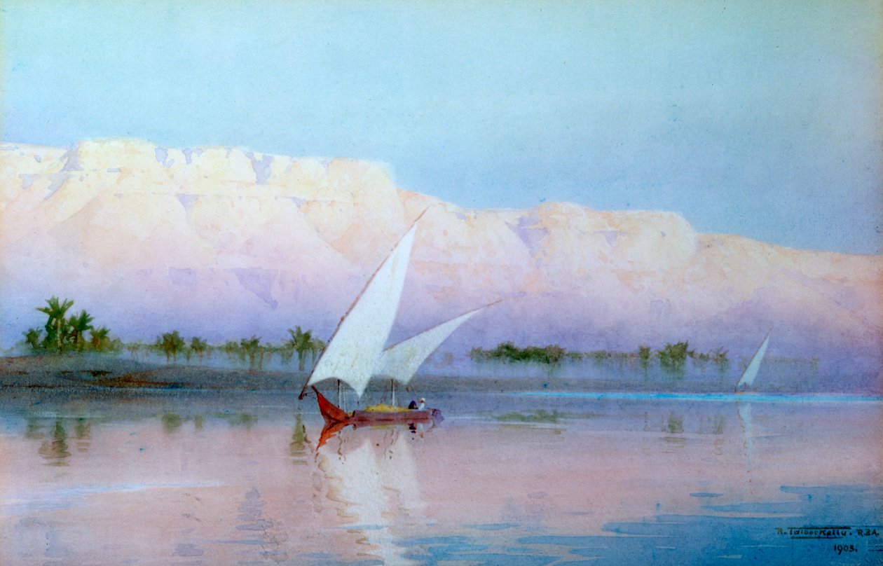 "قارب على النيل" ، 1903 بواسطة روبرت تالبوت كيلي