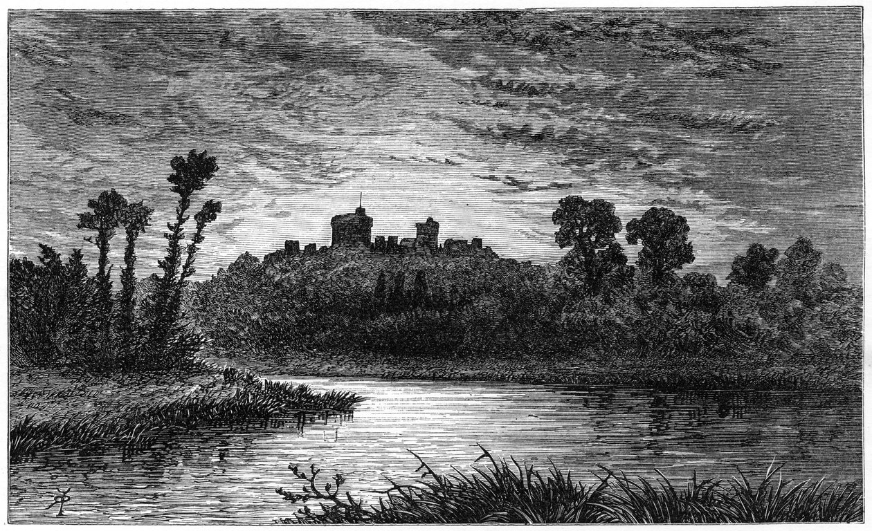 وندسور ، من النهج الشرقي ، 1880. بواسطة روبرت تايلور بريتشيت