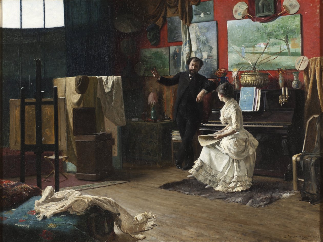 Intermezzo ، بواسطة Thegerstrom ، روبرت (1857-1919). زيت على قماش بواسطة روبرت ثيغرستروم