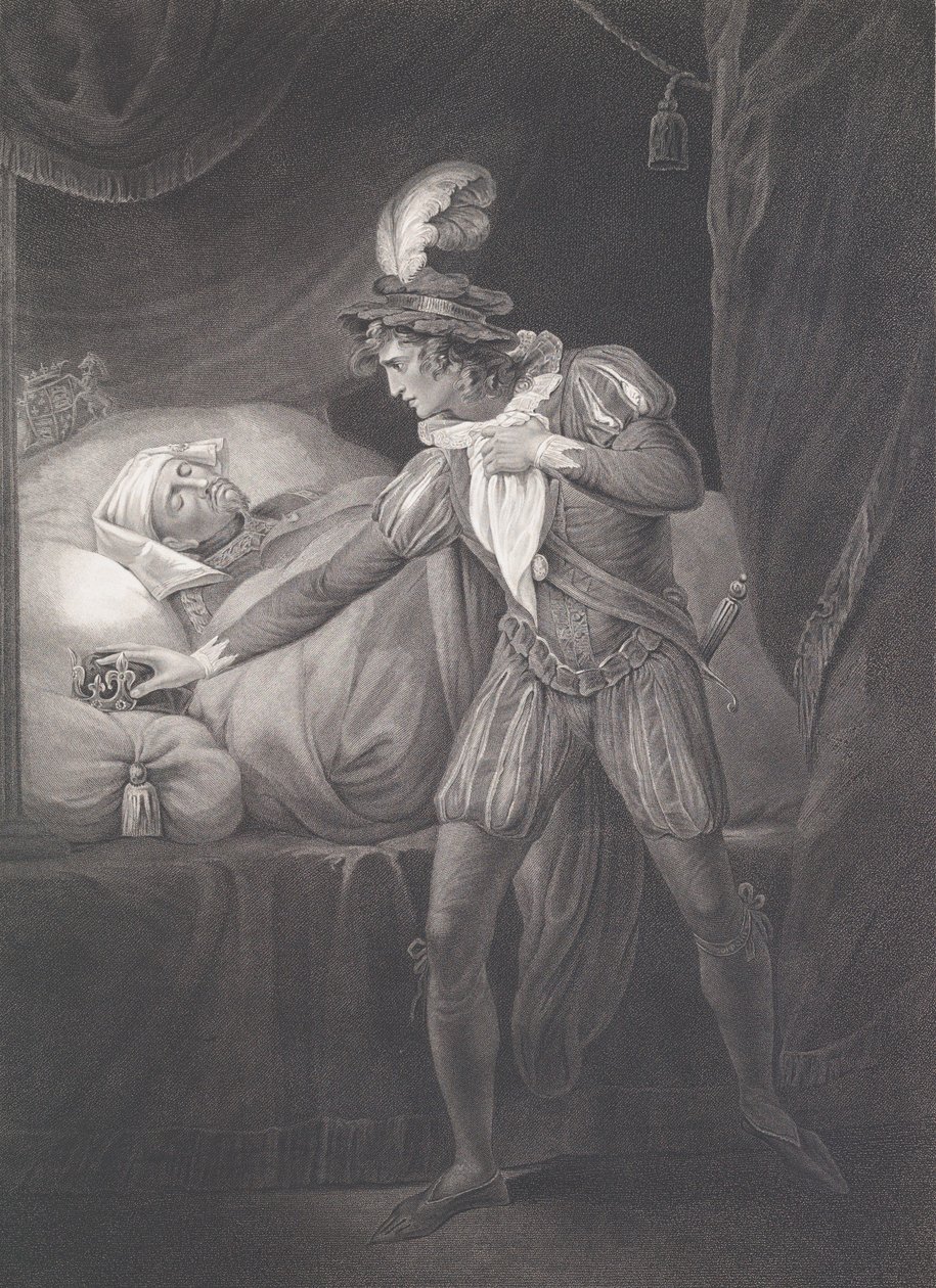 القصر في وستمنستر: الملك هنري وأمير وال ... ، نُشر لأول مرة عام 1795 ، وأعيد إصداره عام 1852. بواسطة روبرت ثيو