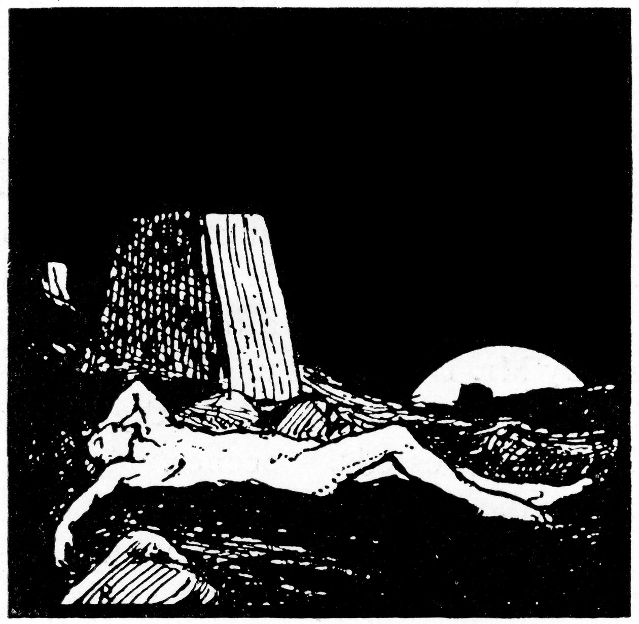رسم لكتاب أيوب 1913. بواسطة روبرت تريل روز