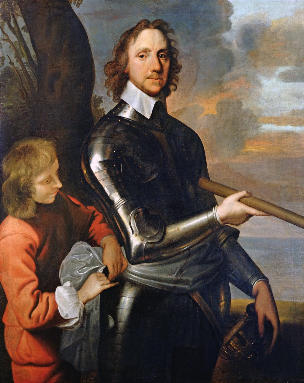 صورة لأوليفر كرومويل (1599-1658) 1649 بواسطة روبرت ووكر