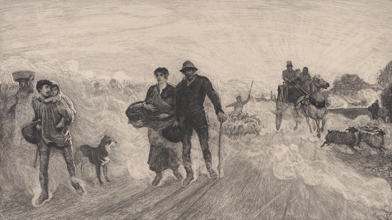 قادمة من سوق سانت آيفز ، 1878. بواسطة روبرت ووكر ماكبث