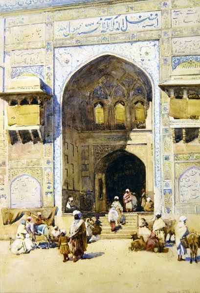 في لاهور عام 1890 (ألوان مائية على ورق) بواسطة روبرت وير ألان