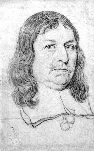 صورة ذكر ، ربما لأوليفر كرومويل (1599-1658) (قلم رصاص على ورق) بواسطة روبرت وايت