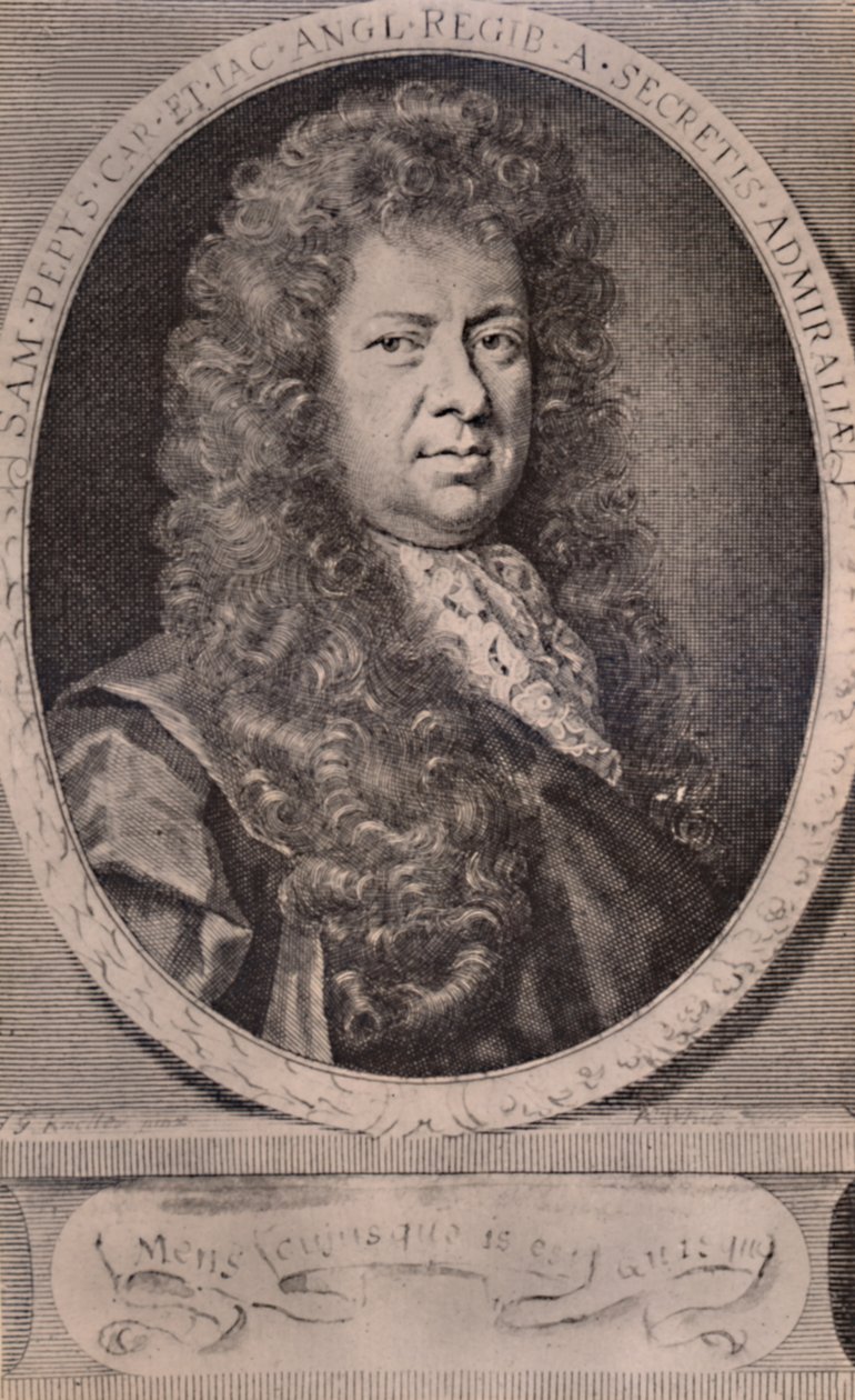 صموئيل بيبيس ، كاتب مذكرات إنجليزي ومدير بحري ، c1690 1894 بواسطة روبرت وايت