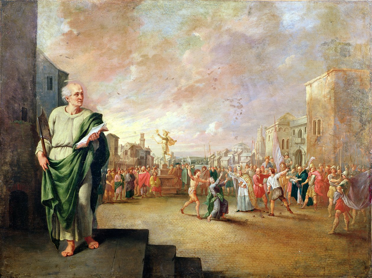 سانت ماتياس (زيت على النحاس) بواسطة روبرت فان دن هويكي
