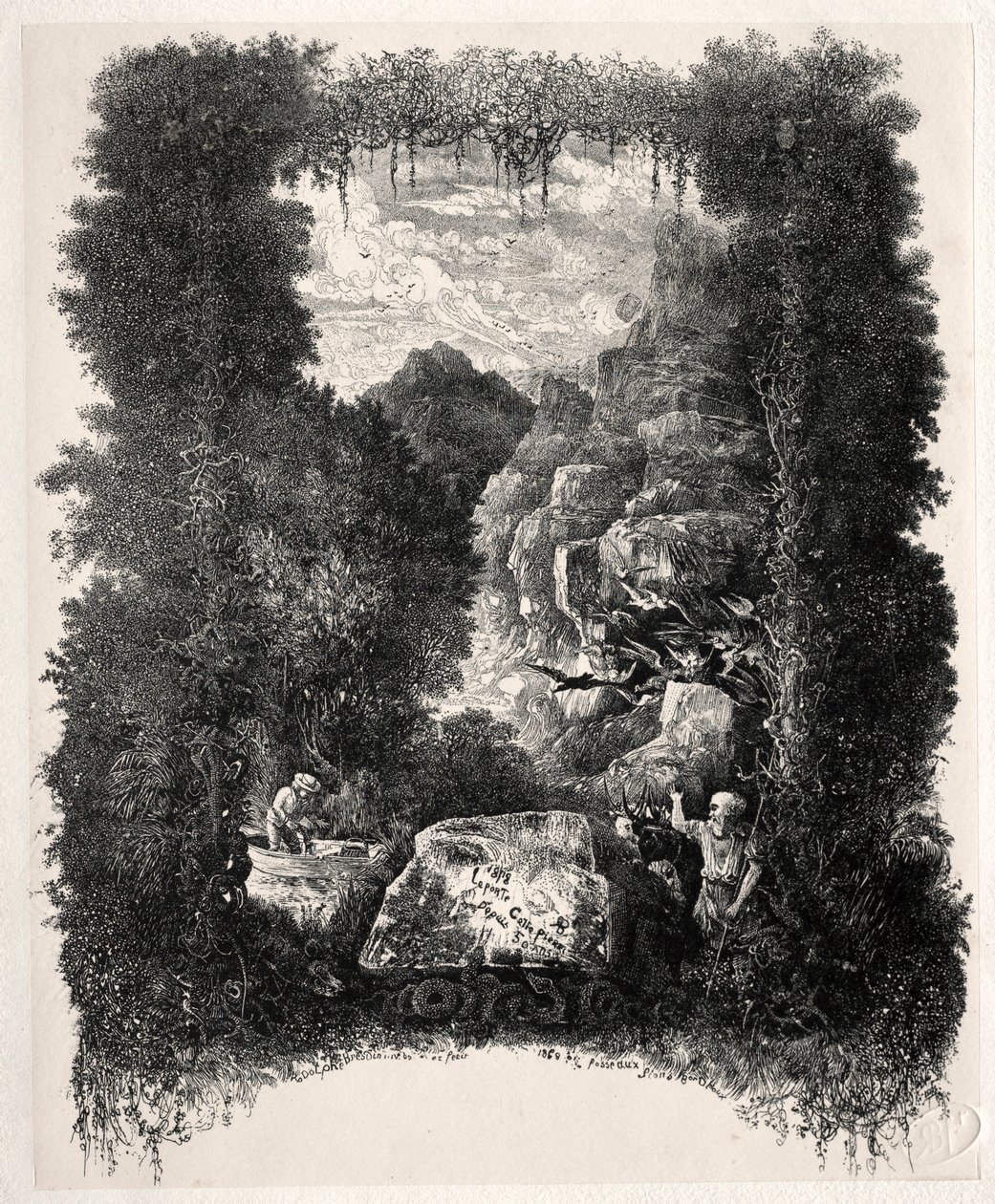 أول صورة للقصص الخرافية والحكايات الخرافية كتبها تييري فليتانز ، 1868. بواسطة رودولف بريسدين