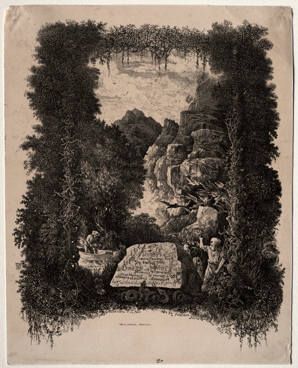أول صورة للقصص الخرافية والحكايات الخرافية كتبها تييري فليتانز ، 1868. بواسطة رودولف بريسدين