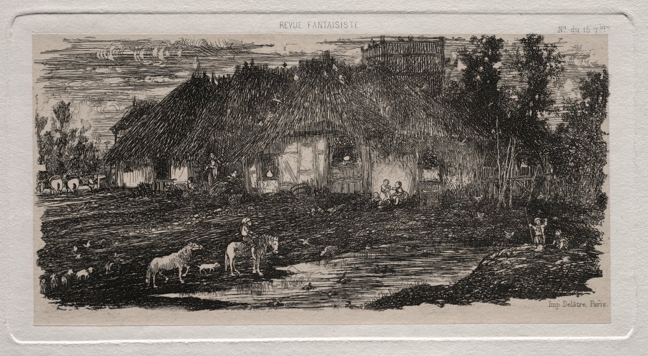 المزرعة ، 1861. بواسطة رودولف بريسدين