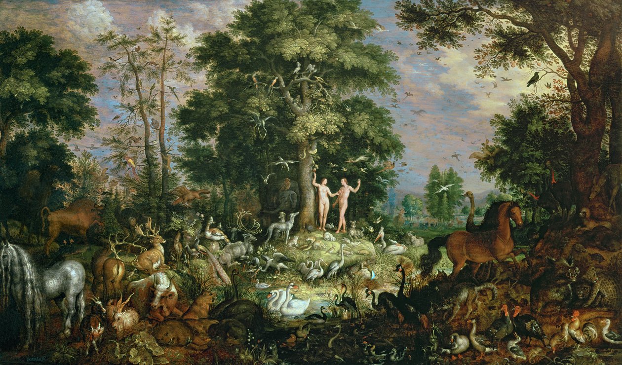جنات عدن بواسطة Roelandt Jacobsz. حفظ