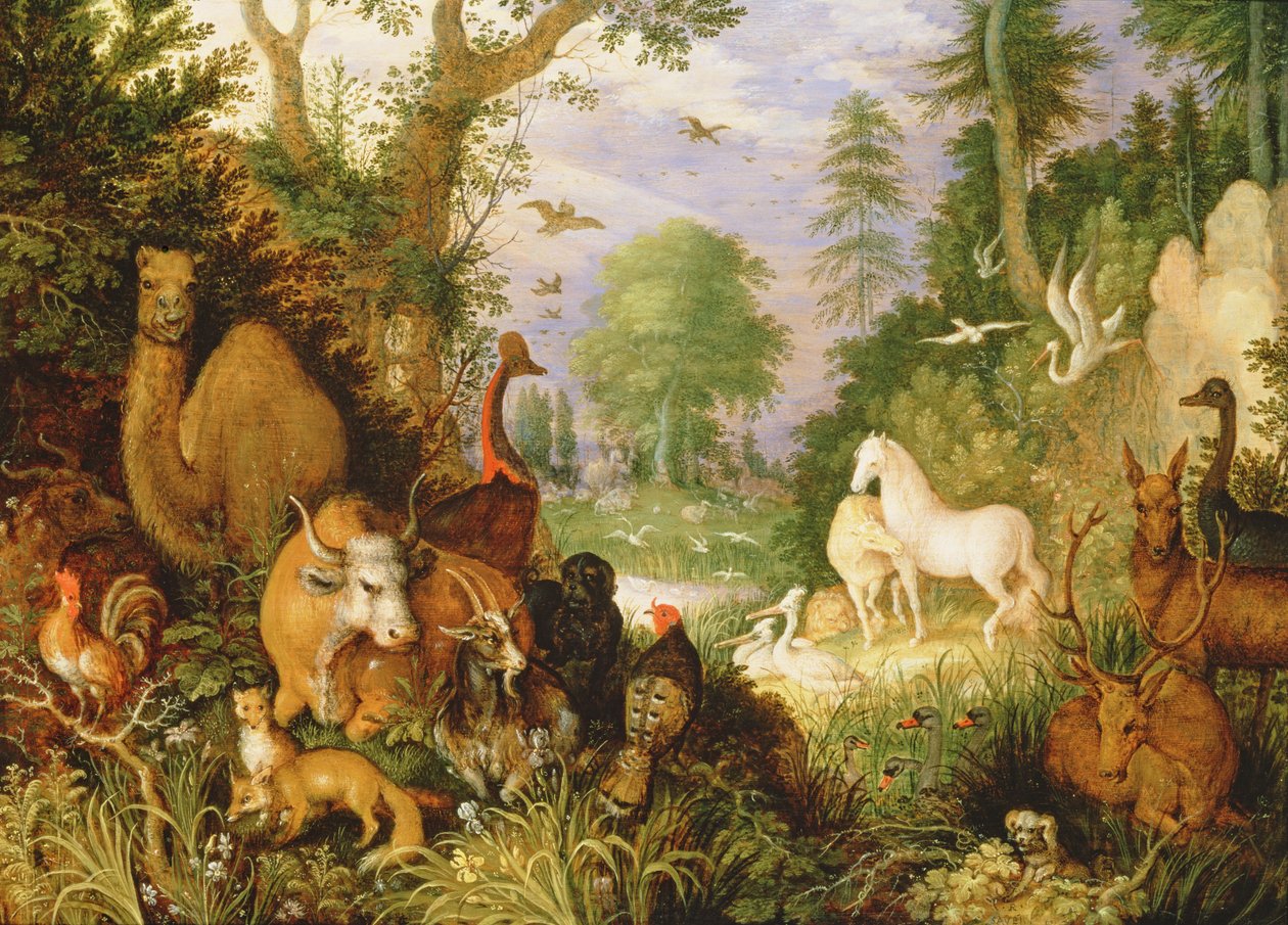 Orpheus Charming the Animals ، c.1618 (لوحة) بواسطة Roelandt Jacobsz. حفظ