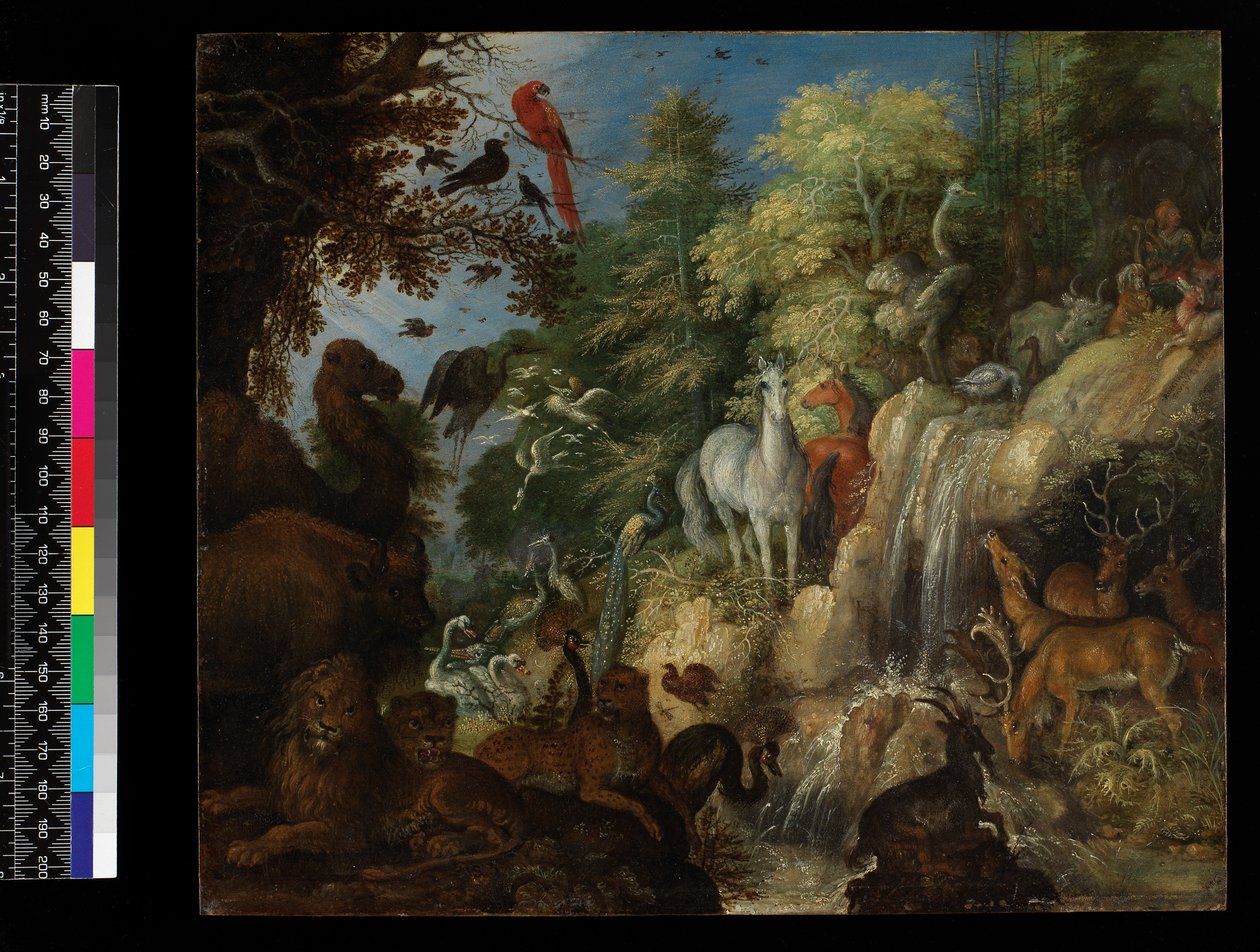 أورفيوس بالطيور والوحوش ، 1622 (زيت على النحاس) بواسطة Roelandt Jacobsz. حفظ