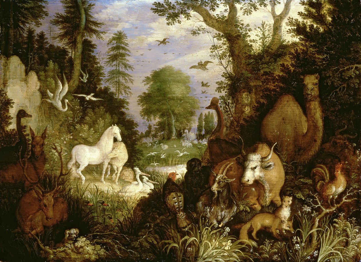 جنة عدن بواسطة Roelandt Jacobsz. حفظ