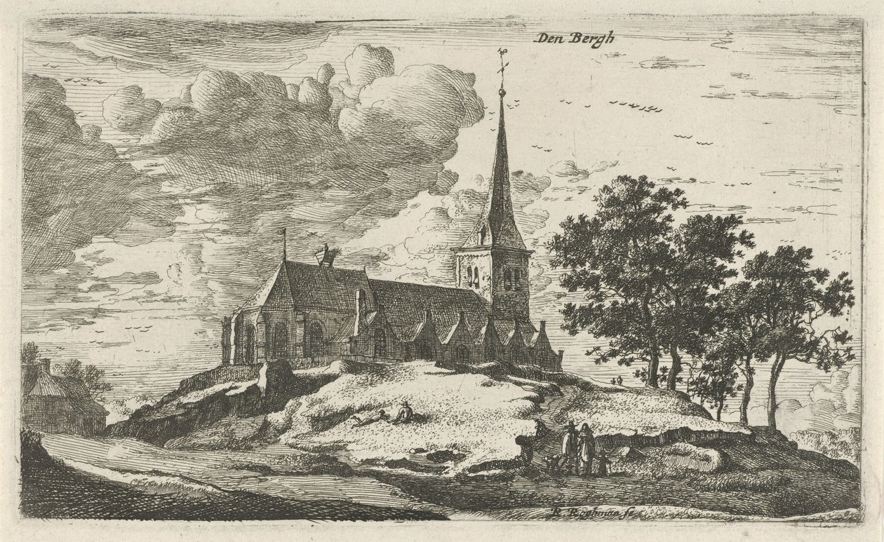 الكنيسة في نديرهورست دن بيرغ دن بيرغ (العنوان على الكائن) Villagescapes in the Northern Netherlands (عنوان المسلسل) بواسطة رويلانت روجمان