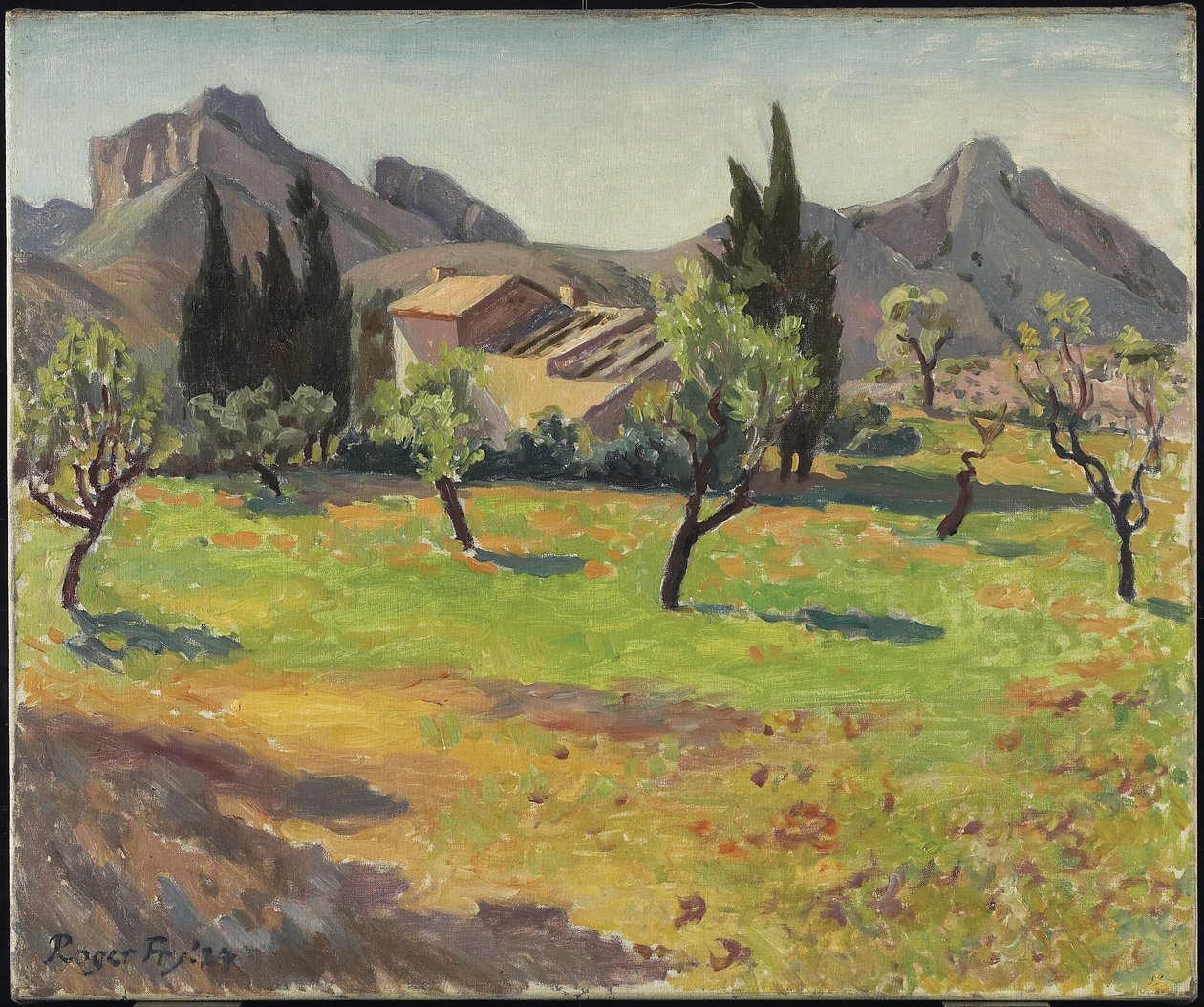 Le Mas de Berne بالقرب من سانت ريمي ، بروفانس ، 1927 بواسطة روجر إليوت فراي