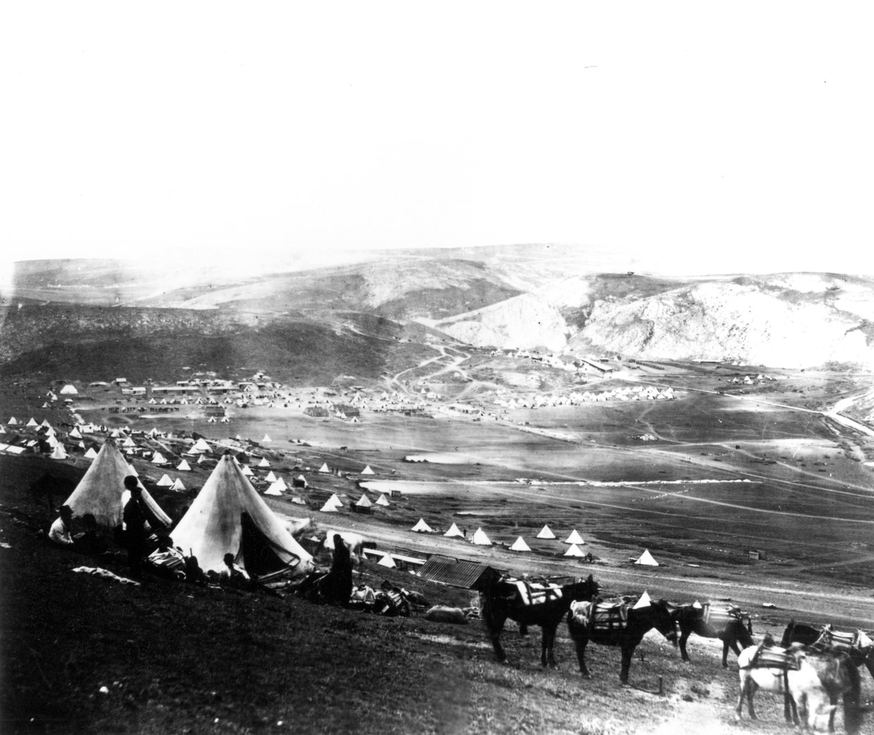معسكر الحلفاء ، شبه جزيرة القرم ، c.1855 بواسطة روجر فينتون