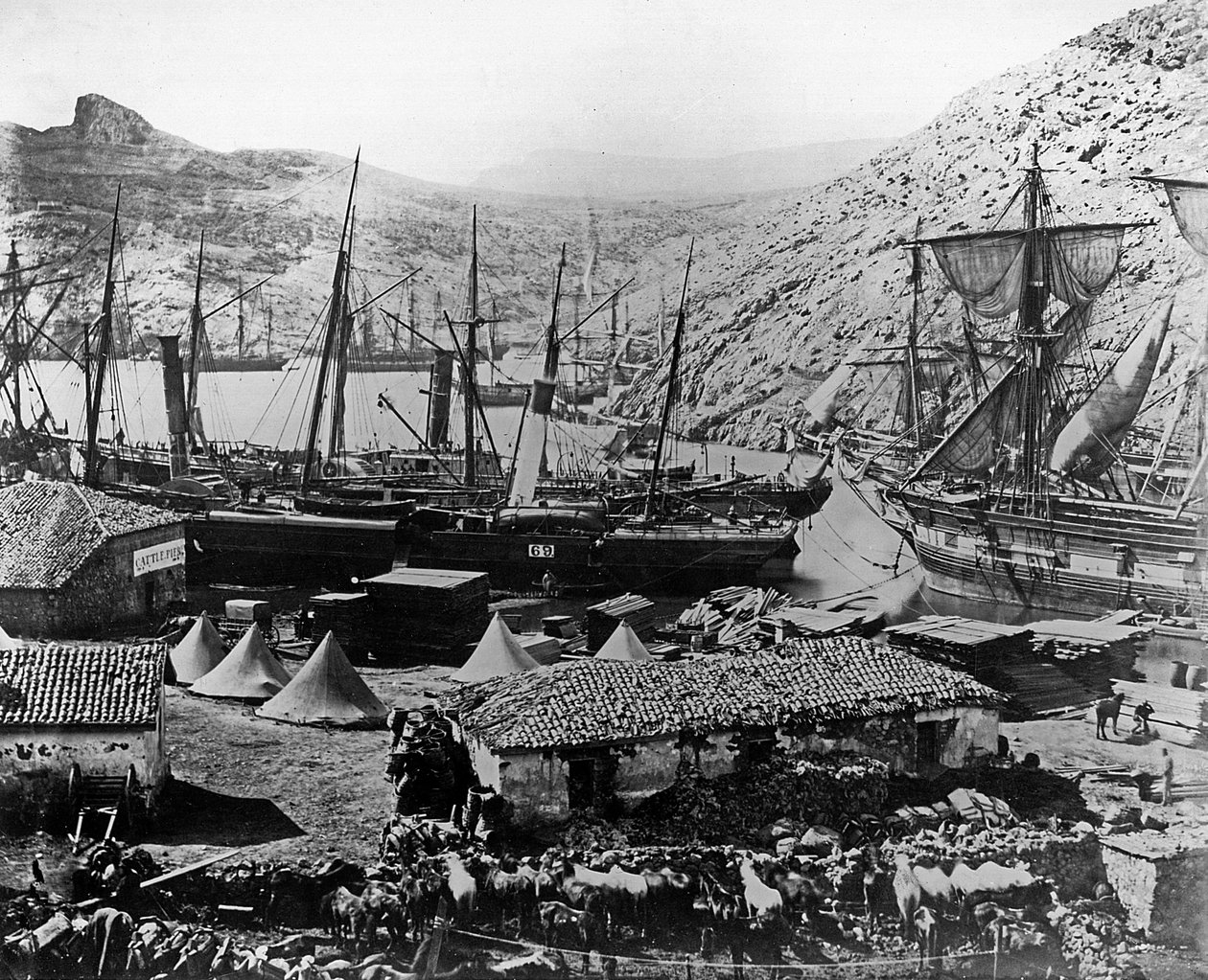 خليج القوزاق ، شبه جزيرة القرم ، c.1855 بواسطة روجر فينتون