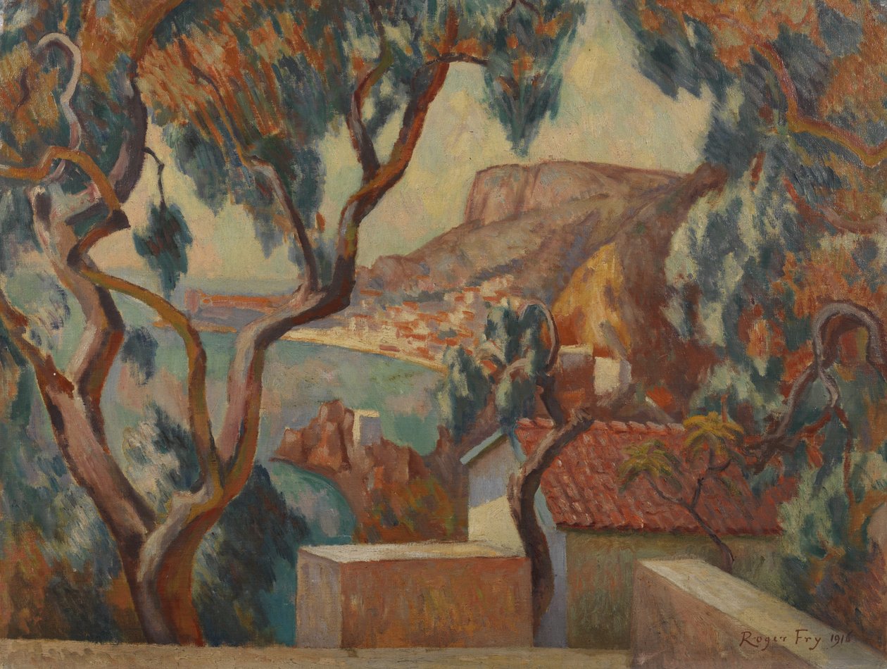 منظر على كوت د أزور ، مينتون ، 1916 بواسطة روجر إليوت فراي