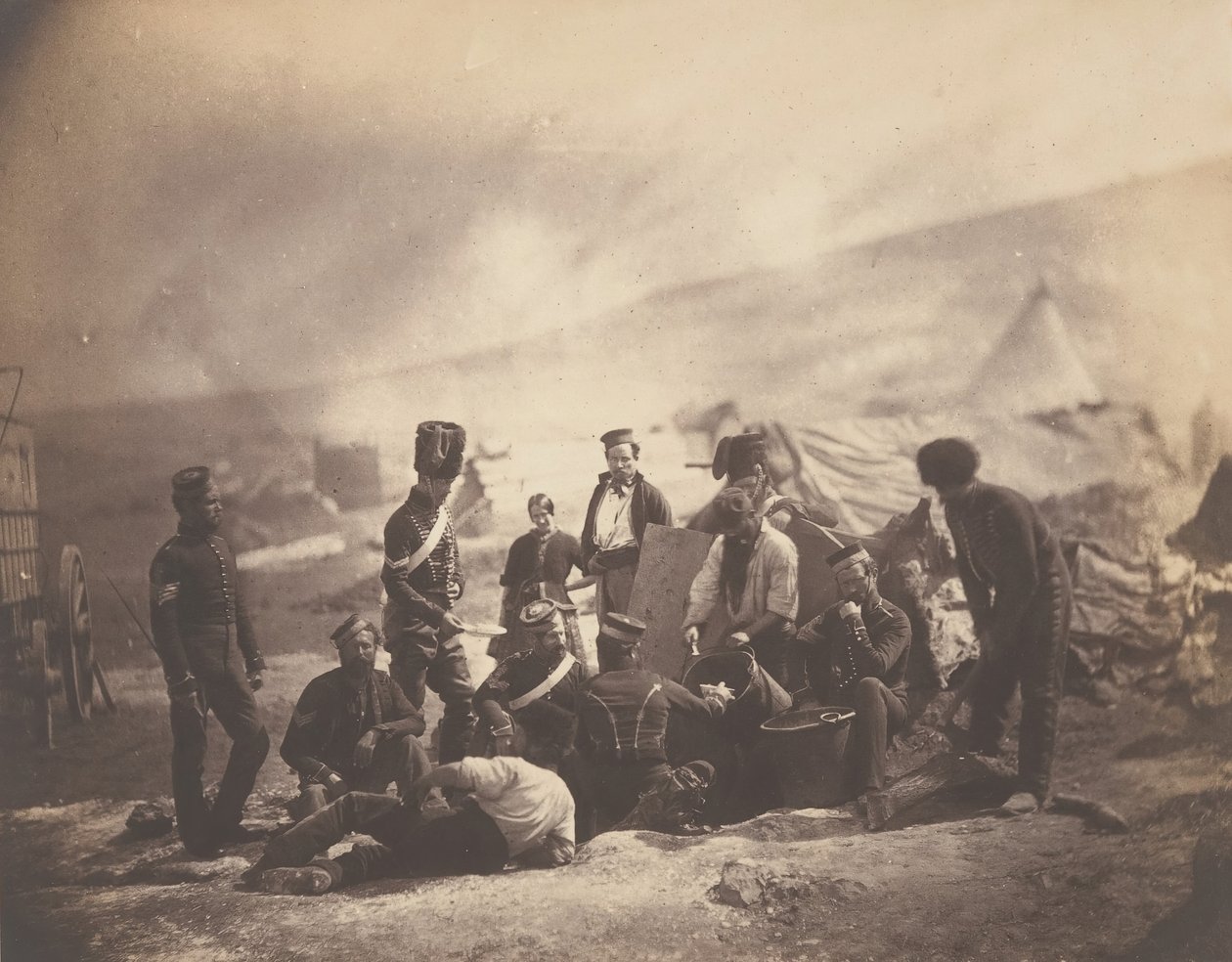 بيت الطبخ للفرسان الثامن ، 1855. بواسطة روجر فينتون