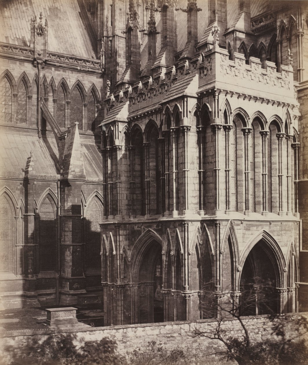 كاتدرائية لينكولن: The Galilee Porch، c. 1857. بواسطة روجر فينتون
