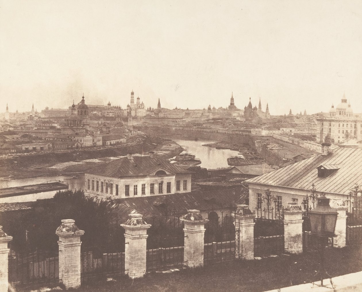 موسكو ، الكرملين في المسافة ، 1852. بواسطة روجر فينتون