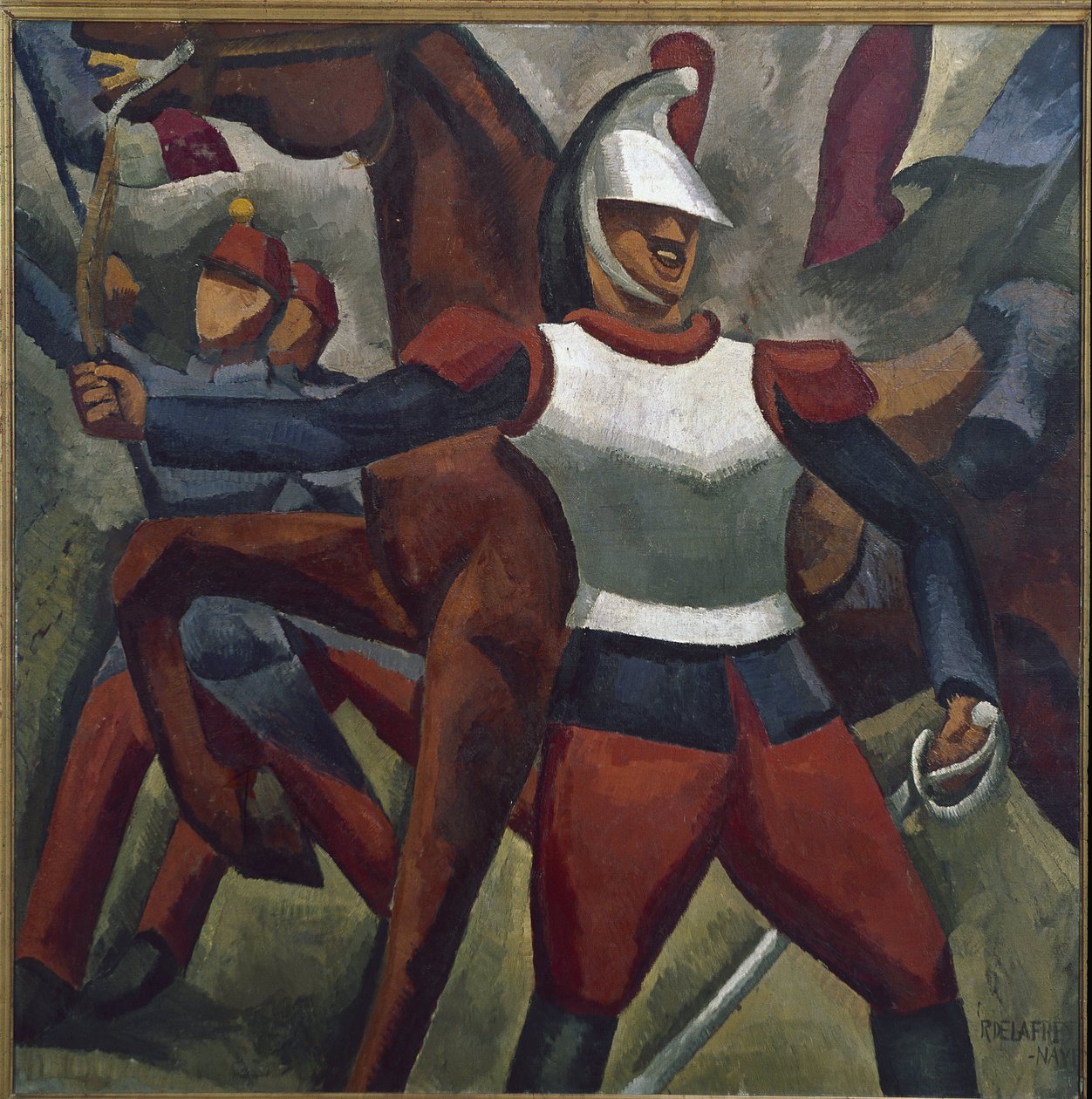 Cuirassier (زيت على قماش بواسطة روجر دي لا فريسناي