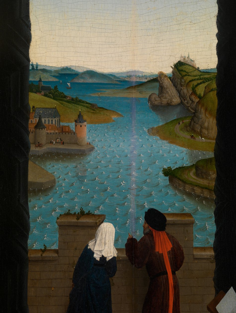 تفاصيل رسم القديس لوقا صورة العذراء (زيت على لوحة) بواسطة روجير فان دير (بعد) وايدن