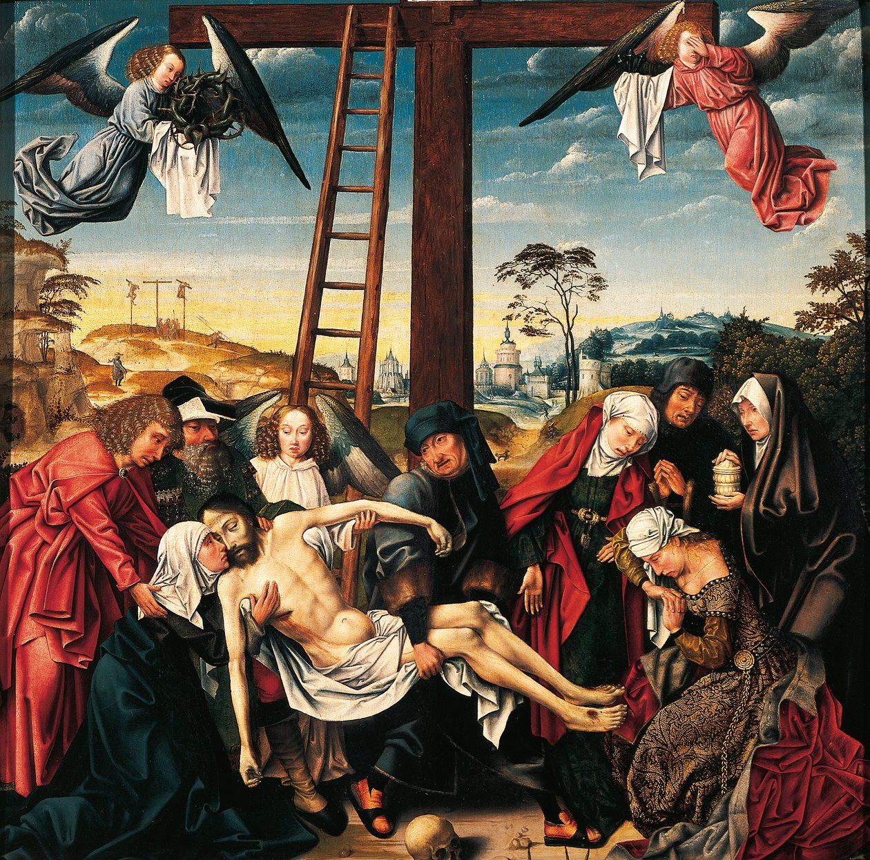 Pieta, by Rogier van der Weyden (1399-1464) بواسطة روجير فان دير ويدين