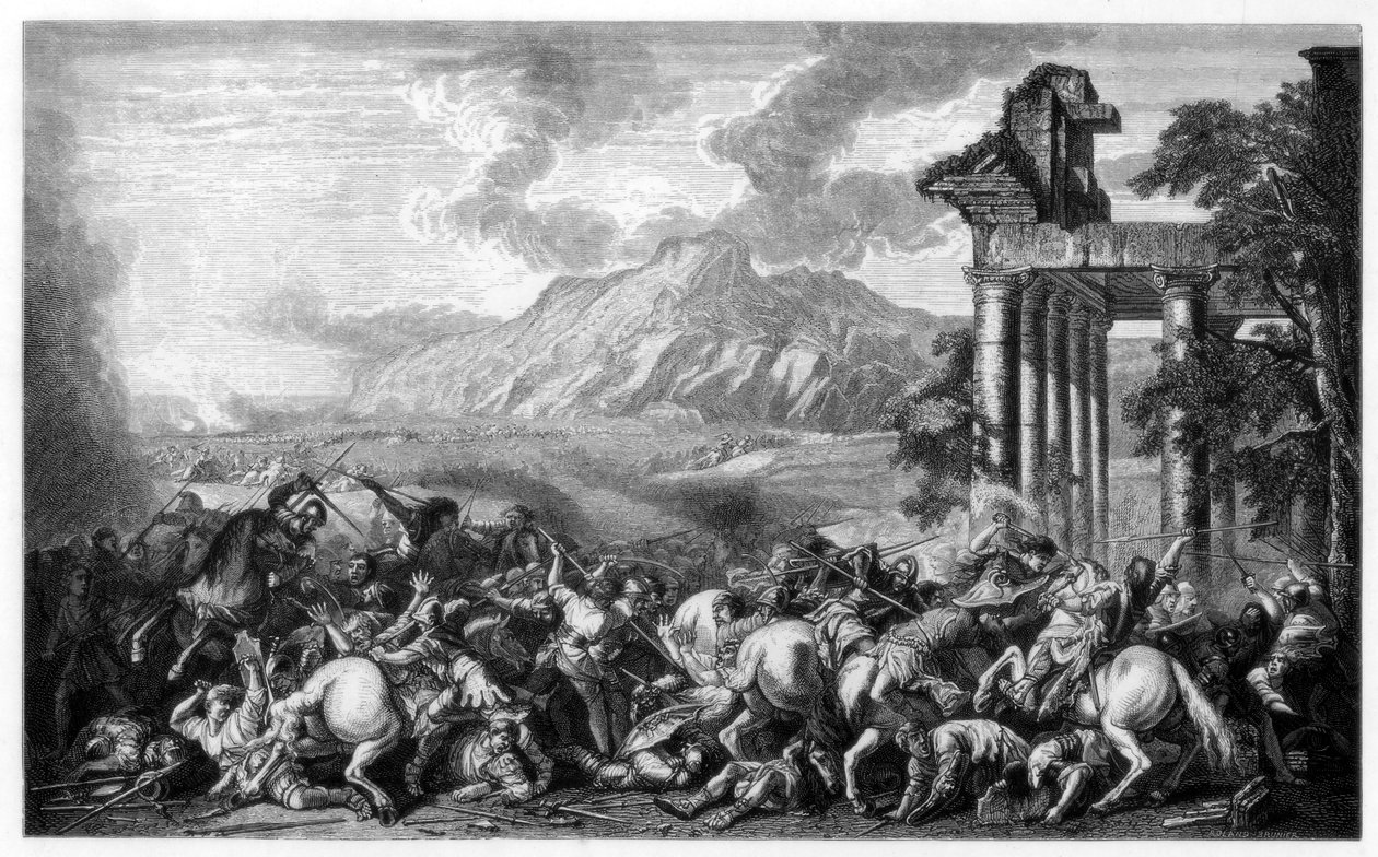 معركة بطولية ، 1652-1664 1870 بواسطة رولان برونييه