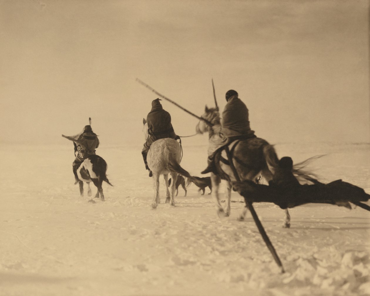 العاصفة الثلجية ، حوالي عام 1910 (صورة فوتوغرافية) بواسطة رولاند دبليو ريد