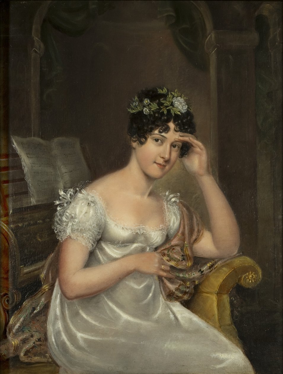 بورتريه ذاتي ، حوالي 1814 (زيت على قماش) بواسطة روليندا شارلز