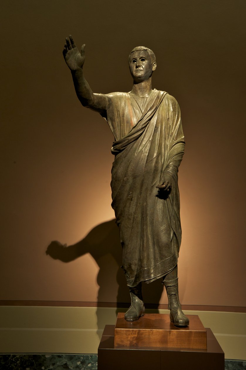 Aule Metele ، L&39;Arringatore ، The Orator (برونزية) بواسطة رواية