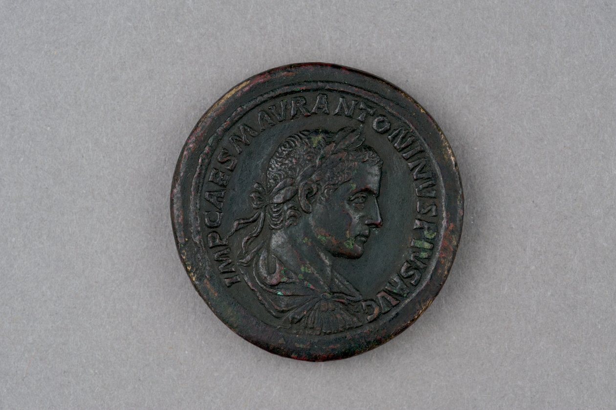 Sestertius of Elagabalus (برونزية) بواسطة رواية
