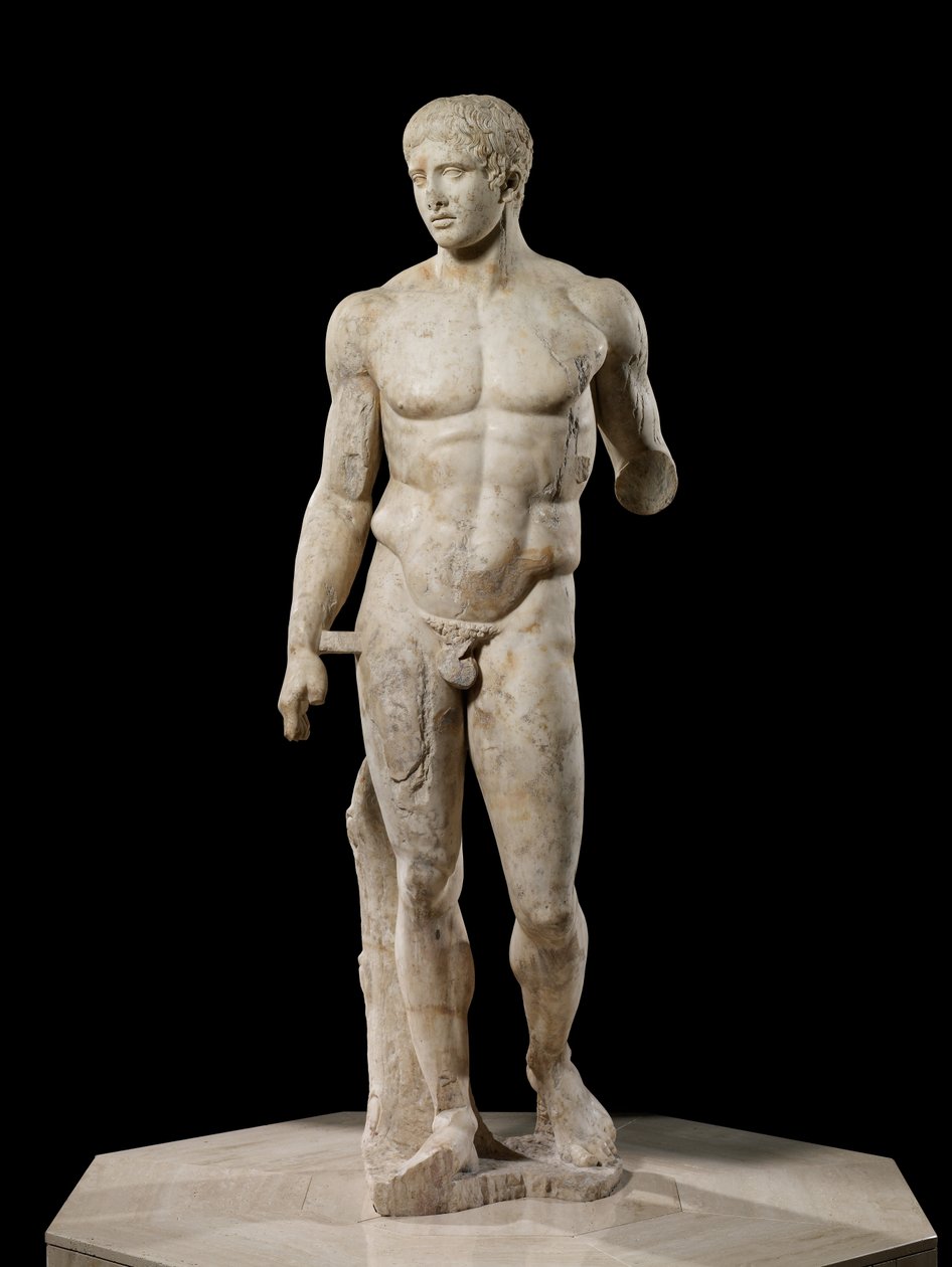 The Doryphoros ، 120-50 قبل الميلاد (رخام بنتيليك) بواسطة رواية