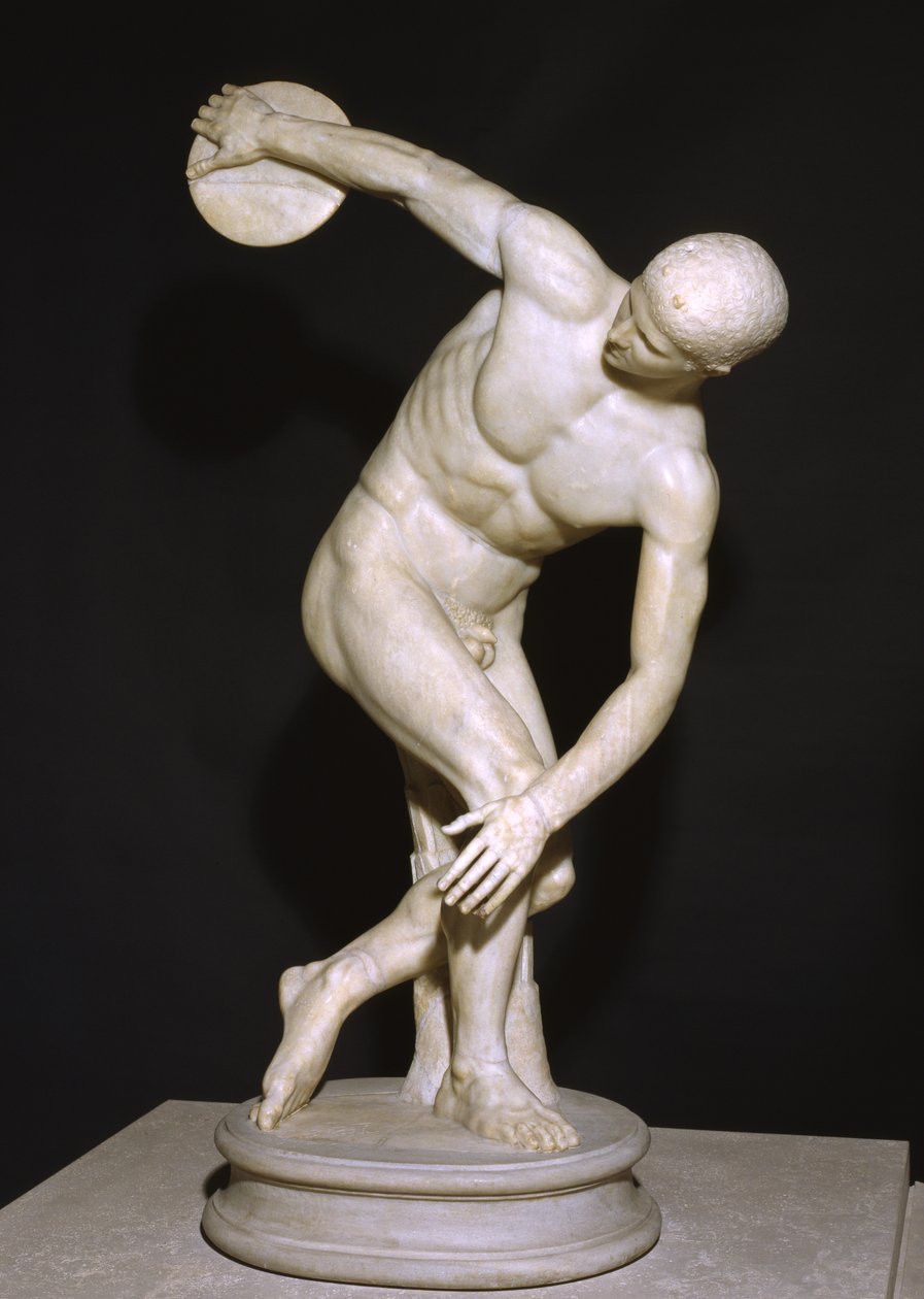 The Lancellotti Discobolus (رخام) بواسطة رواية