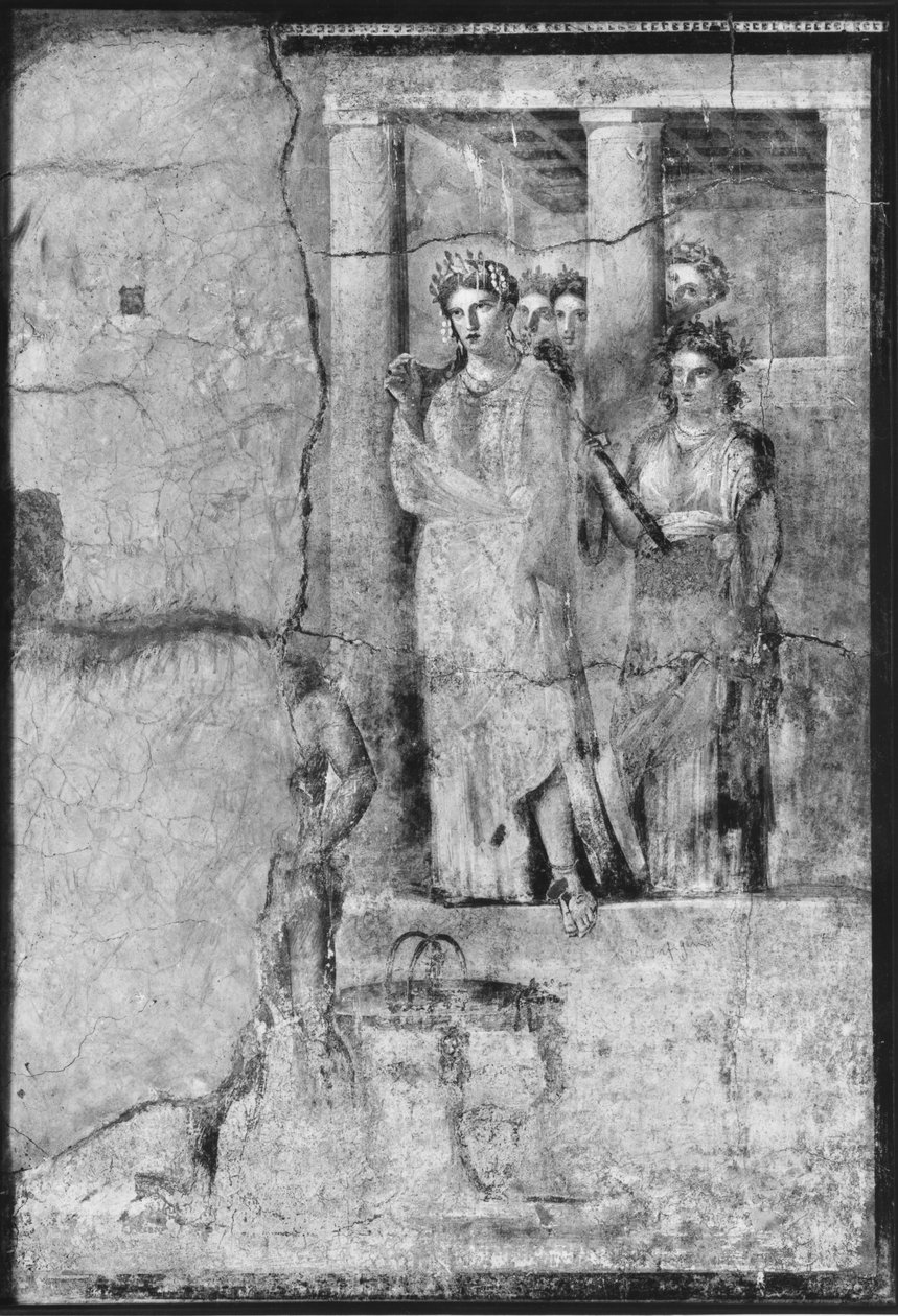 إيفيجينيا في توريس ، من بومبي ، c.15BC-50AD (انظر أيضًا التفاصيل 242788) بواسطة رومان رومان
