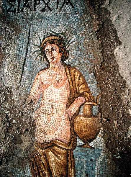 تفاصيل رصيف امرأة (فسيفساء) (انظر 168408) بواسطة رومان رومان