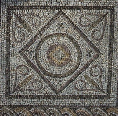 فسيفساء رومانية من الحمامات الحرارية (فسيفساء) بواسطة رومان رومان