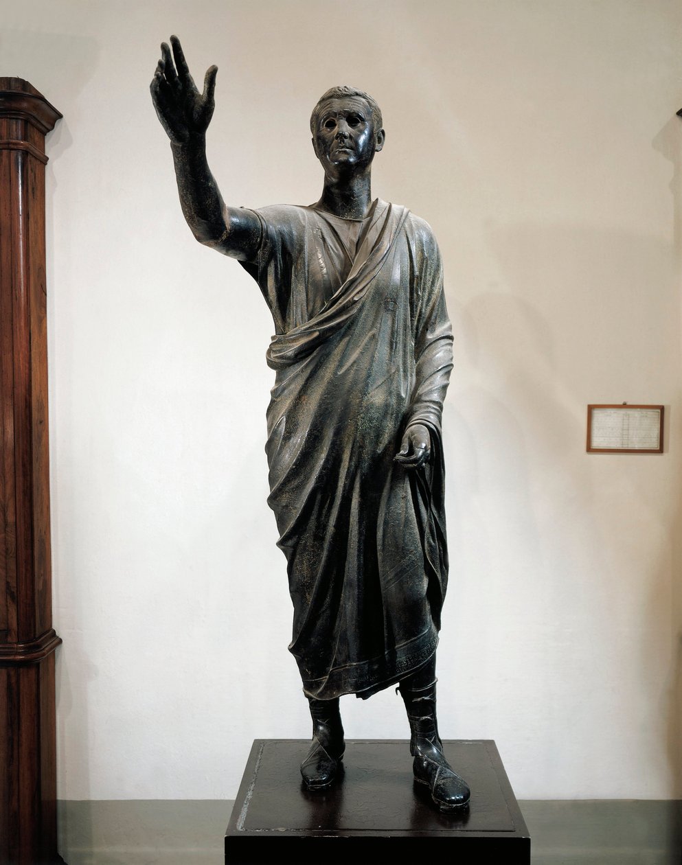 Bronze statue of Aule Metele, The Orator (Arringatore), from Pila, Perugia, Italy, circa 80 B.C. بواسطة رواية