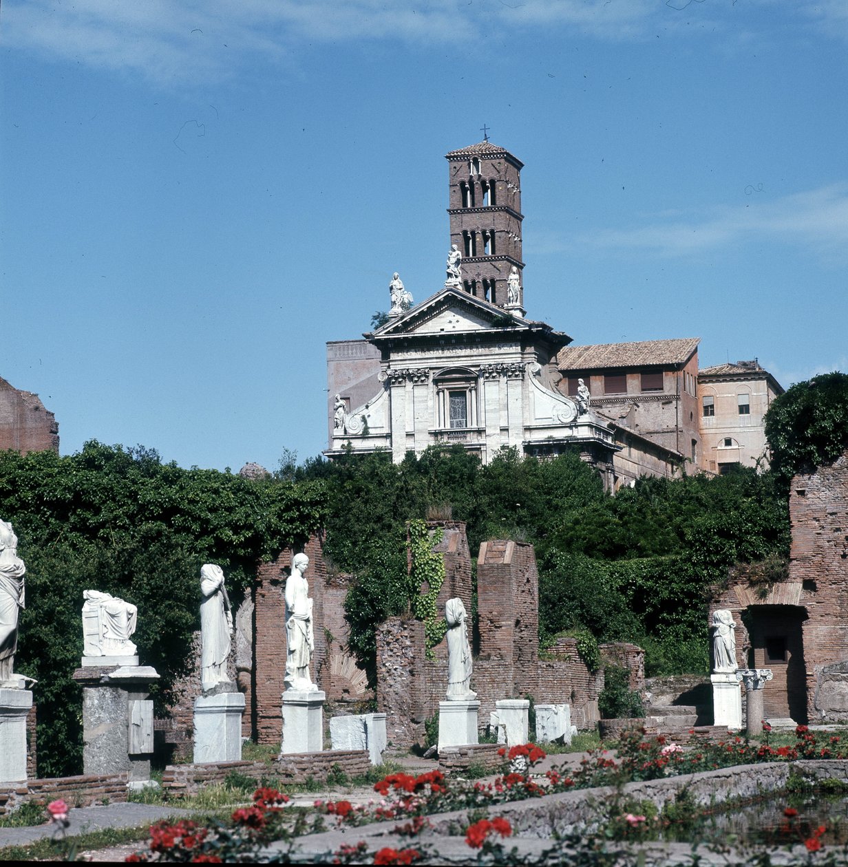 House of the Vestals (Foyer des vestales) ، المنتدى الروماني ، روما ، إيطاليا. بواسطة رواية