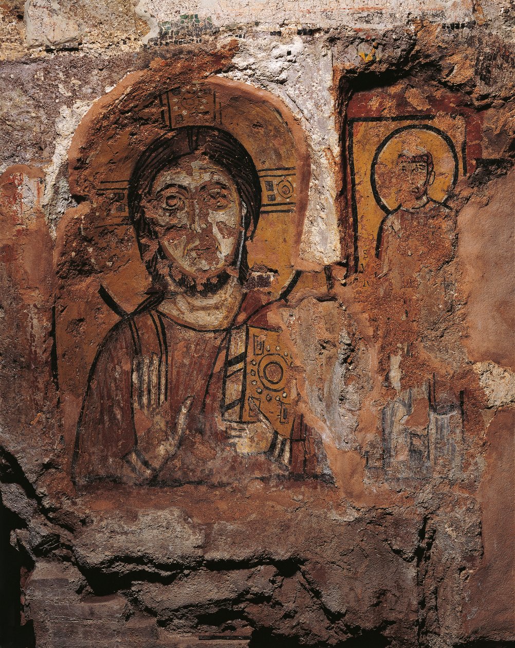 Christ and St. Urban (fresco) بواسطة رواية
