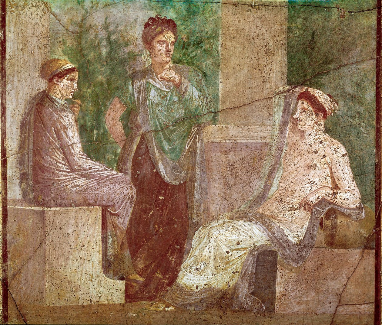 Conversation of women (fresco بواسطة رواية