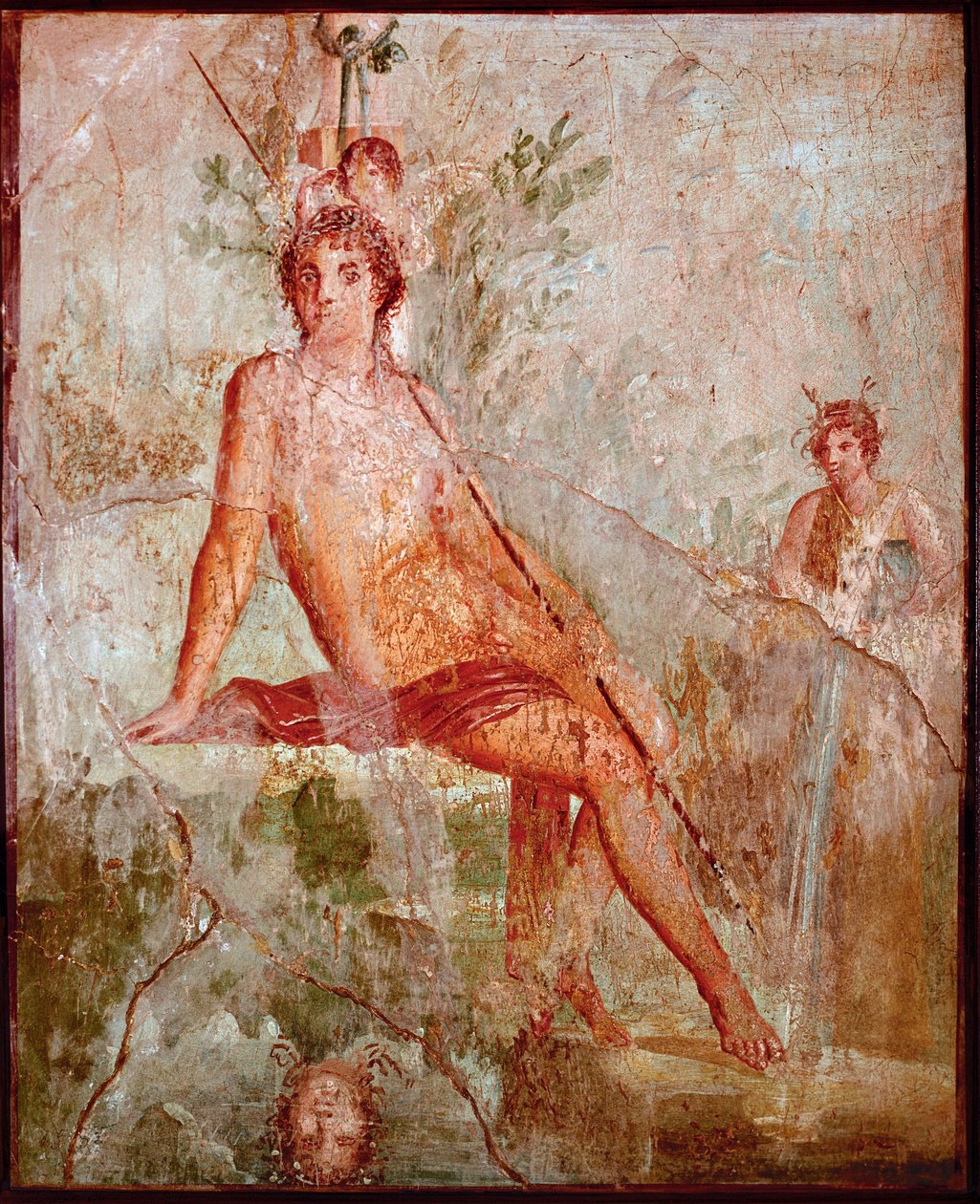 Eros and Narcissus ( fresco بواسطة رواية