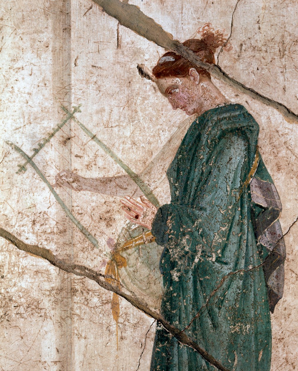 Pan musician, among the nymphs (fresco بواسطة رواية