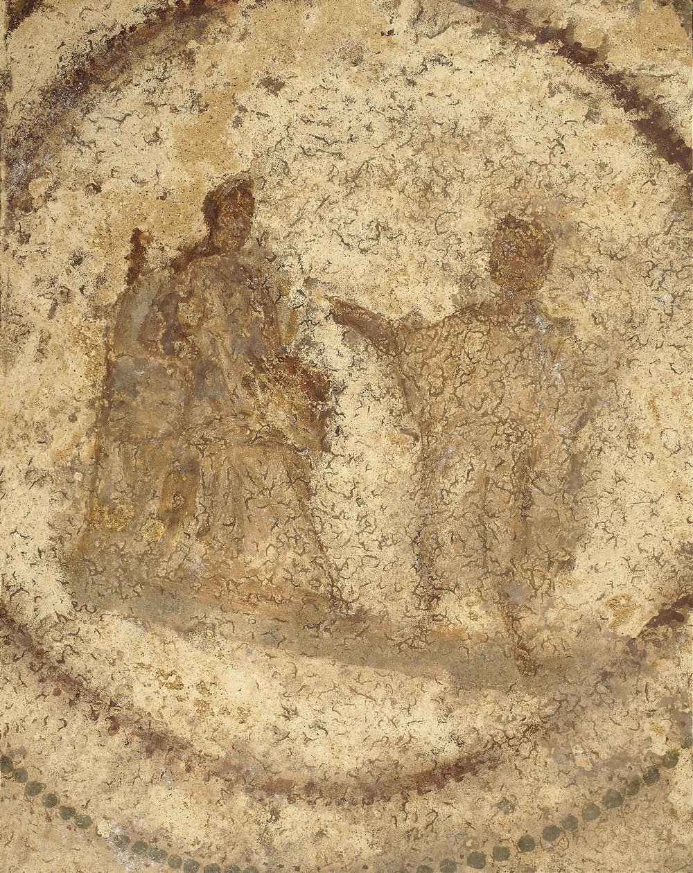 The Annunciation, late 2nd century, Rome (fresco) بواسطة رواية