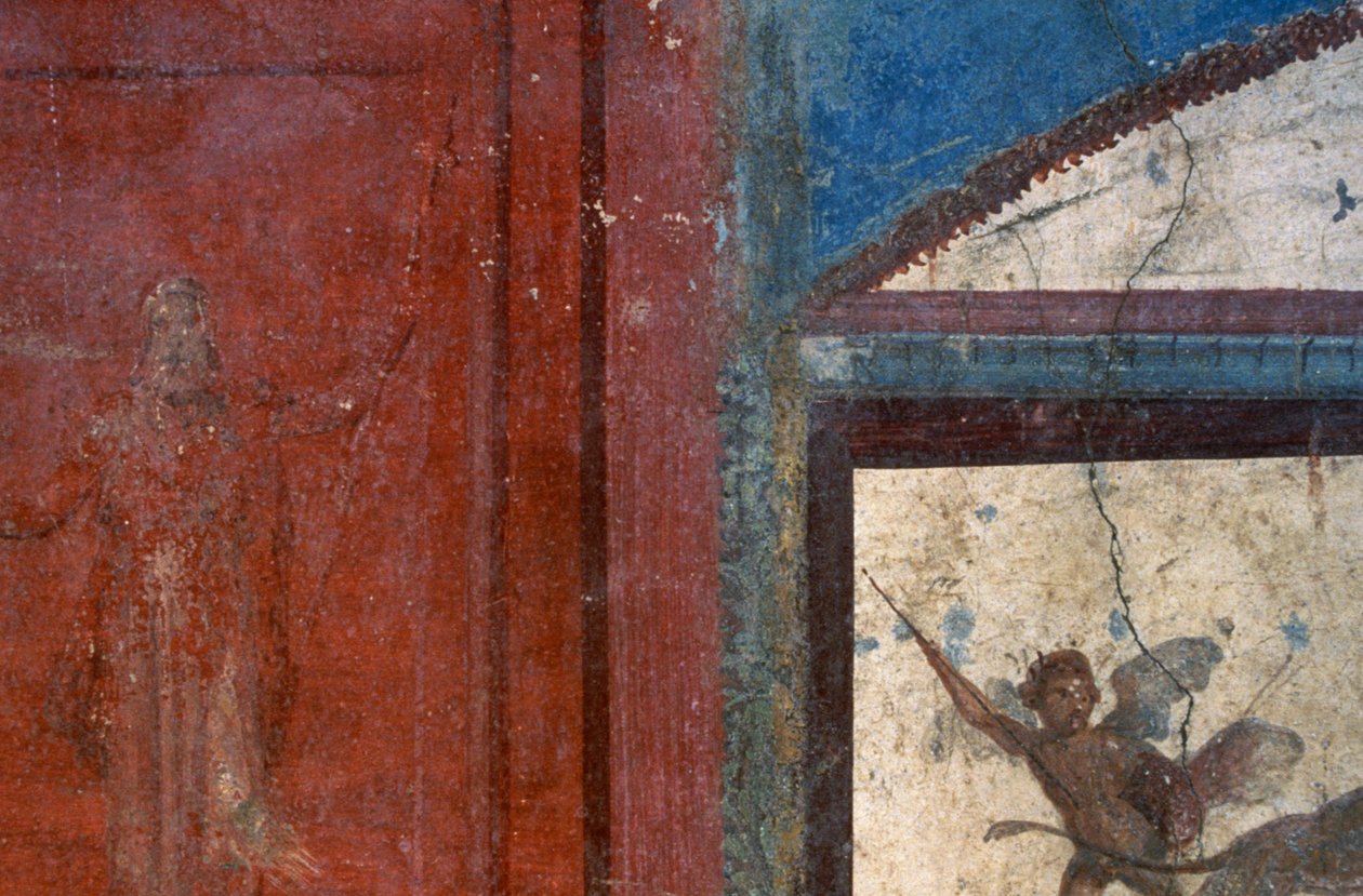 لوحة جدارية من House of Ceii، بومبي (قائمة التراث العالمي لليونسكو بواسطة رومان رومان
