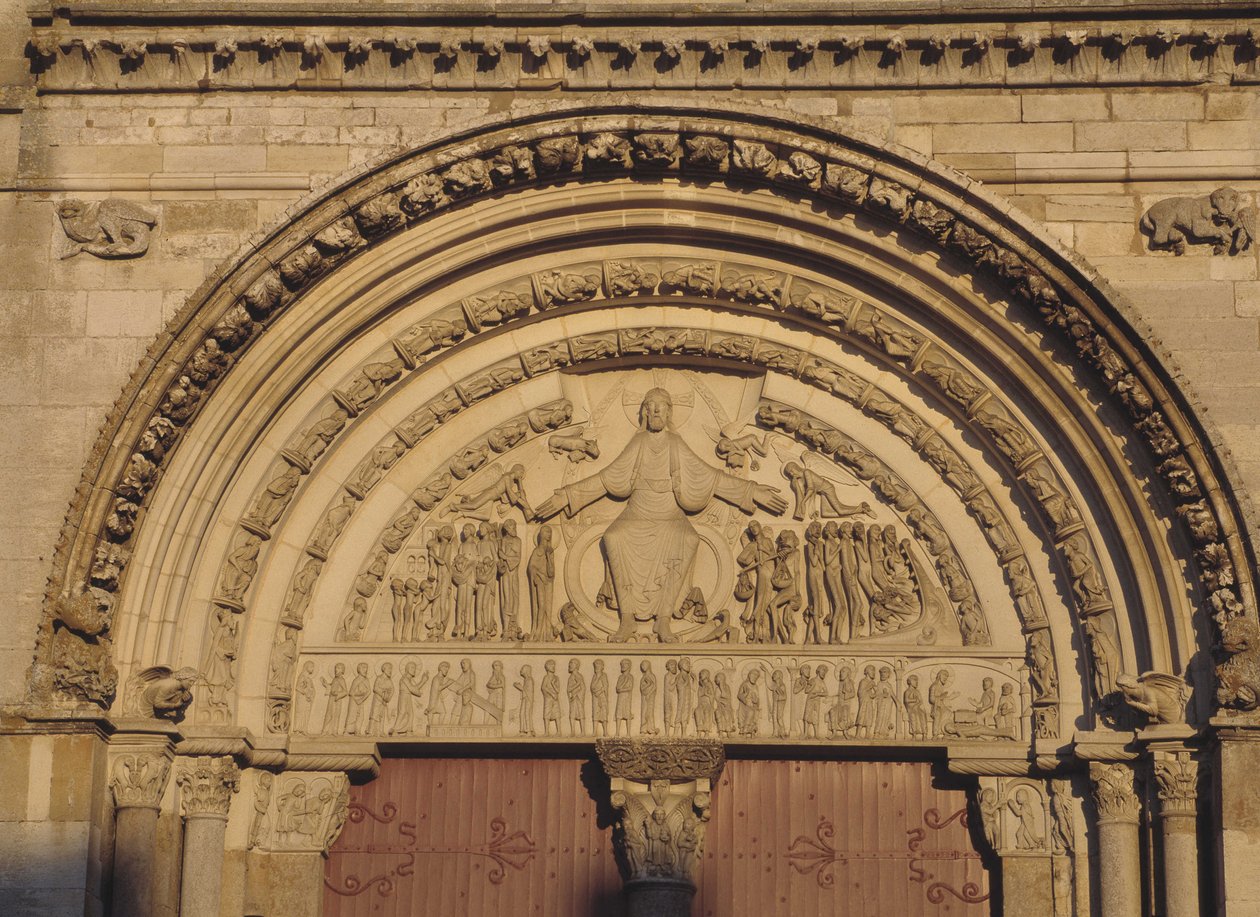 Vezelay Cathedral Tympanum (Yonne 89) بواسطة رومانيسك
