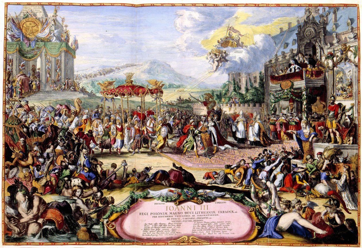 رمزية الملك جون الثالث سوبيسكي ، 1675 بواسطة Romeyn de Hooghe