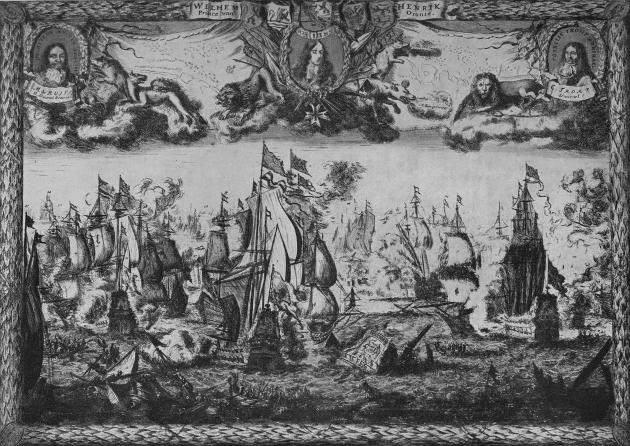 معركة تيكسل ، c1675 بواسطة Romeyn de Hooghe